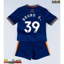 Camisa de Futebol Newcastle United Bruno Guimaraes #39 Equipamento Alternativo Infantil 2025-26 Manga Curta (+ Calças curtas)